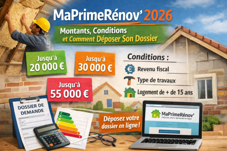 vMaPrimeRénov’ 2026 : montants, conditions et comment déposer son dossier
